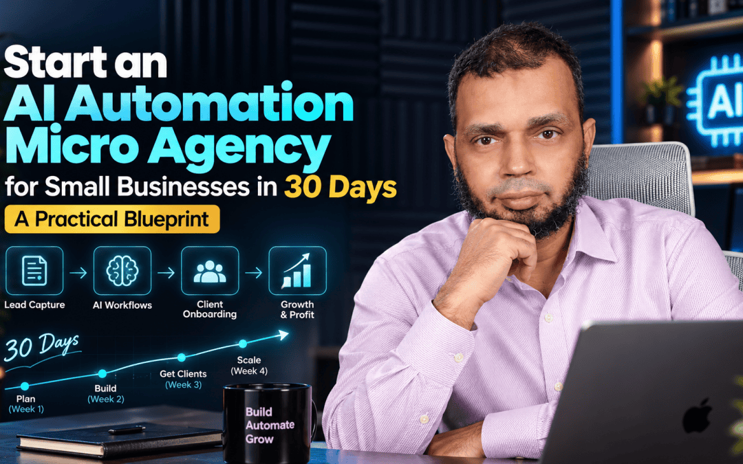 Start an AI Automation Micro-Agency for Small Businesses in 30 Days: A Practical Blueprint